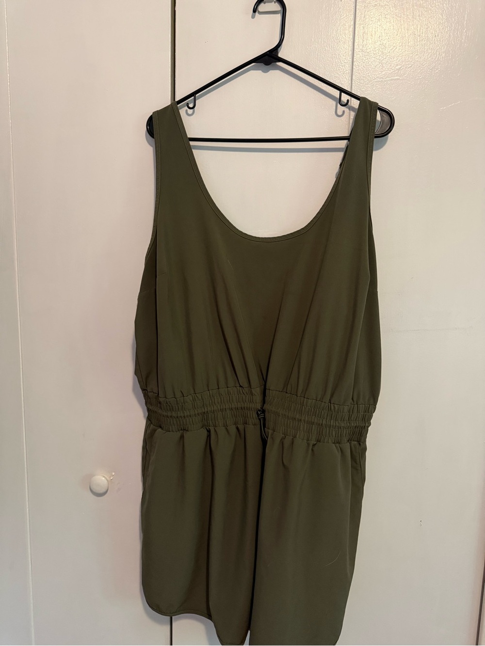 Abercrombie & Fitch Olive Green tank romper
